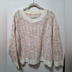 Multicolor Knit Women's Sweater